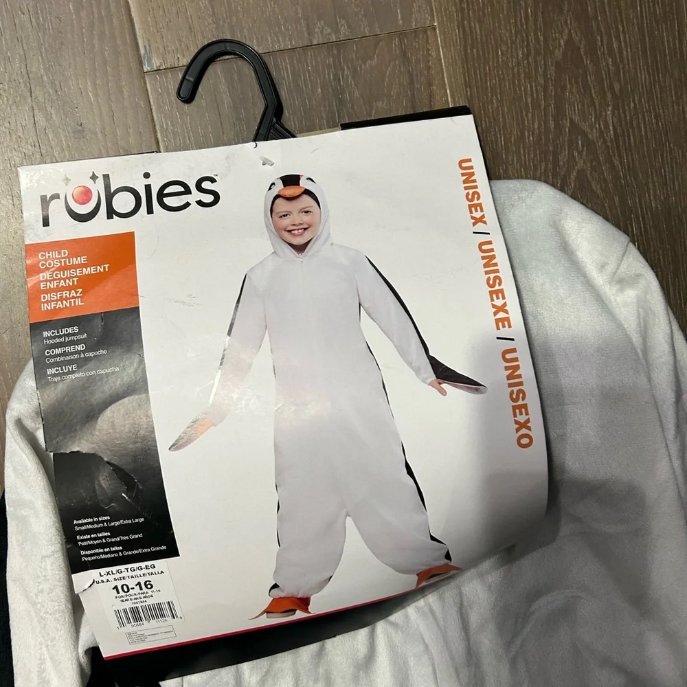 Rubies Penguin Child costume.. nwt lg/xl 10-16 - Picture 2 of 4